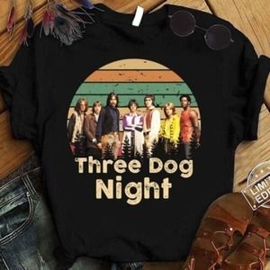 Three Dog Night Vinatge Tshirt Three Dog Night Shirt